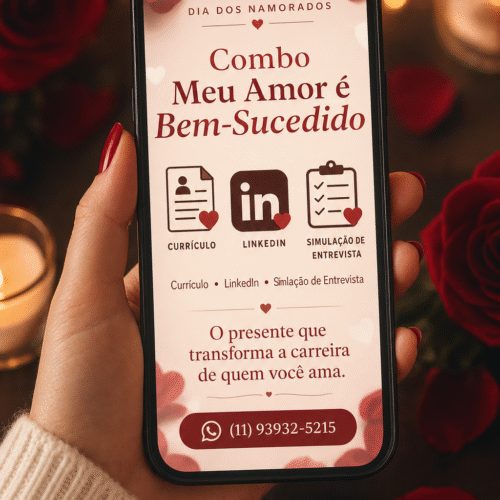 Card presente 2 Combo Meu Amor é Bem-Sucedido 💝